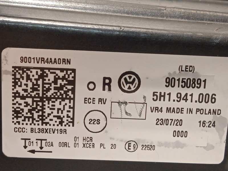 Recambio de faro derecho para volkswagen golf viii lim. (cd1) style referencia OEM IAM 5H1941006  