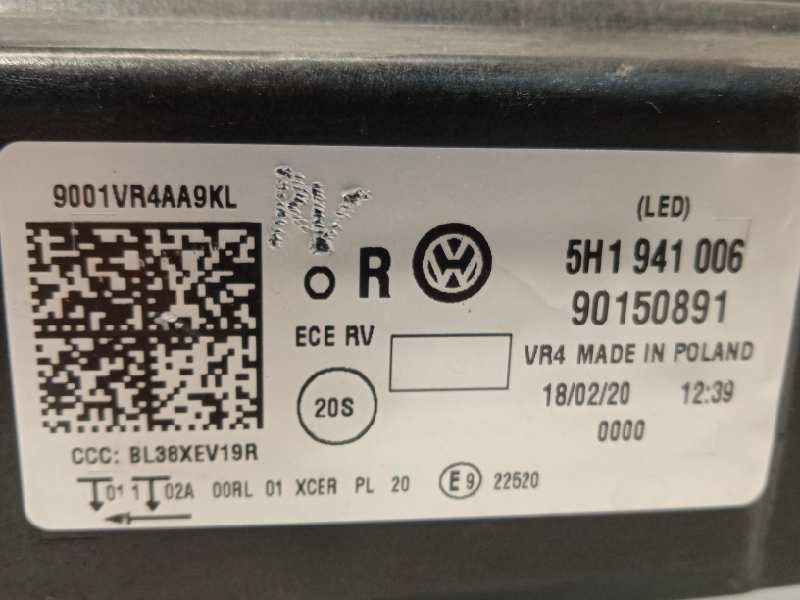 Recambio de faro derecho para volkswagen golf viii lim. (cd1) style referencia OEM IAM 5H1941006  