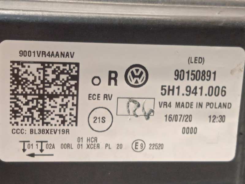 Recambio de faro derecho para volkswagen golf viii lim. (cd1) style referencia OEM IAM 5H1941006  