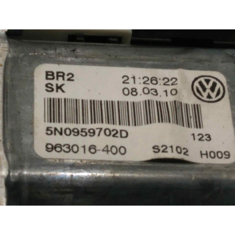 Recambio de elevalunas delantero izquierdo para volkswagen tiguan (5n1) 2.0 tdi referencia OEM IAM 5N0837461  5N0959701D