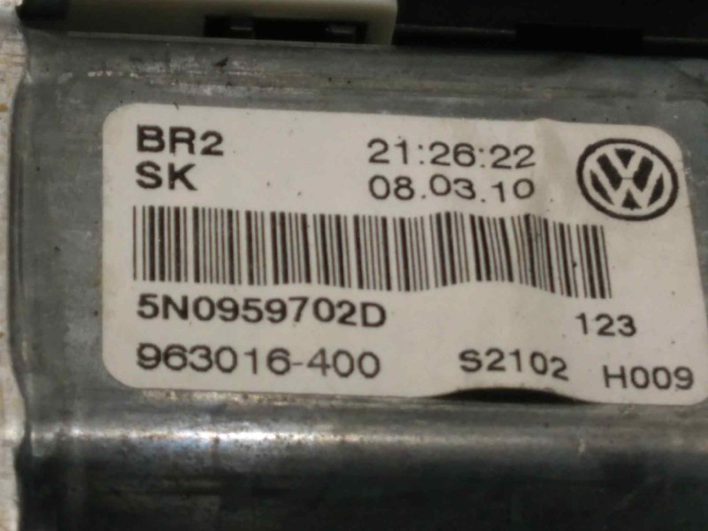 Recambio de elevalunas delantero izquierdo para volkswagen tiguan (5n1) 2.0 tdi referencia OEM IAM 5N0837461  5N0959701D