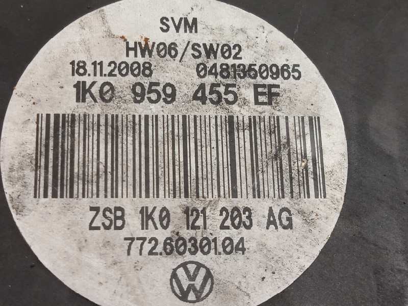 Recambio de electroventilador para volkswagen touran (1t2) advance referencia OEM IAM 1K0959455EF 1K0121205AA 1K0121203AG