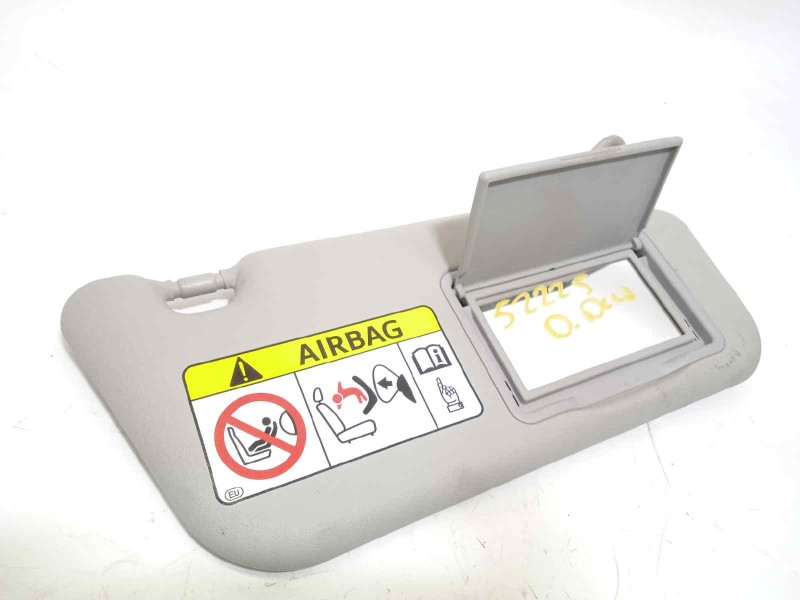 Recambio de parasol derecho para toyota yaris 1.5 16v cat referencia OEM IAM 743100DC91B0  