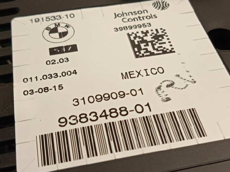 Recambio de cuadro instrumentos para bmw x3 (f25) sdrive 18d referencia OEM IAM 9383488  62109383488