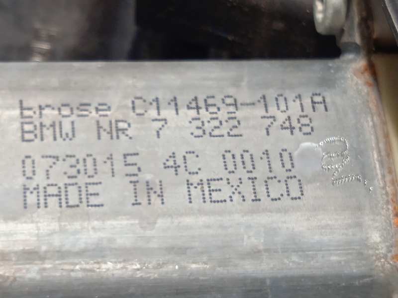 Recambio de elevalunas delantero derecho para bmw x3 (f25) sdrive 18d referencia OEM IAM 7344670  7322748