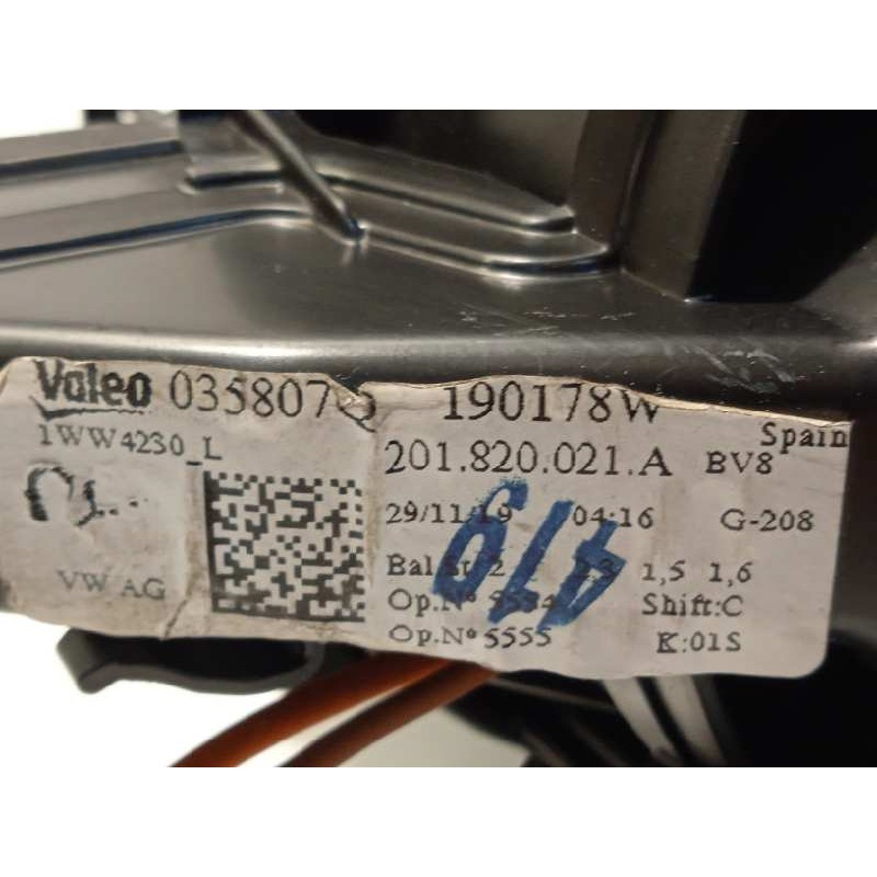 Recambio de motor calefaccion para volkswagen t-cross 1.0 tsi referencia OEM IAM 201820021A  2Q1820021A