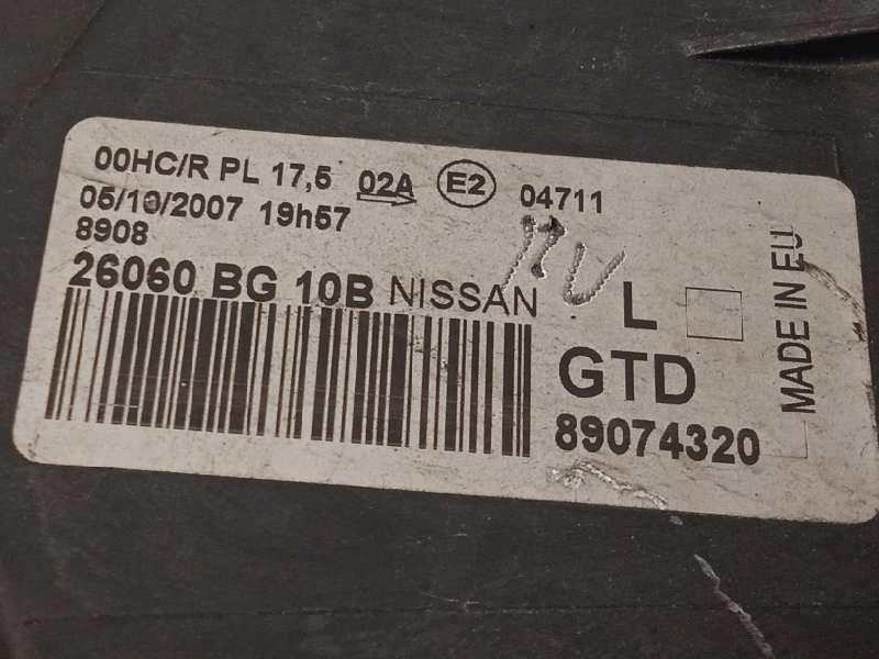 Recambio de faro izquierdo para nissan micra (k12e) 1.2 cat referencia OEM IAM 26060BG10B  89074320
