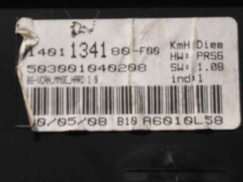 Recambio de cuadro instrumentos para citroën c8 hdi 138 fap premier referencia OEM IAM 1401134180  