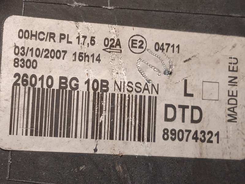 Recambio de faro derecho para nissan micra (k12e) 1.2 cat referencia OEM IAM 26010BG10B  89074321