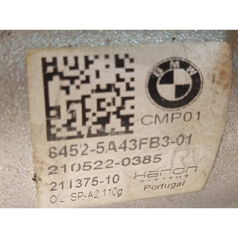 Recambio de compresor aire acondicionado para bmw serie 2 coupe (f22) 218d referencia OEM IAM 64525A43FB3  5A43FB3