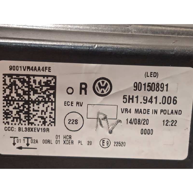 Recambio de faro derecho para volkswagen golf viii lim. (cd1) style referencia OEM IAM 5H1941006  