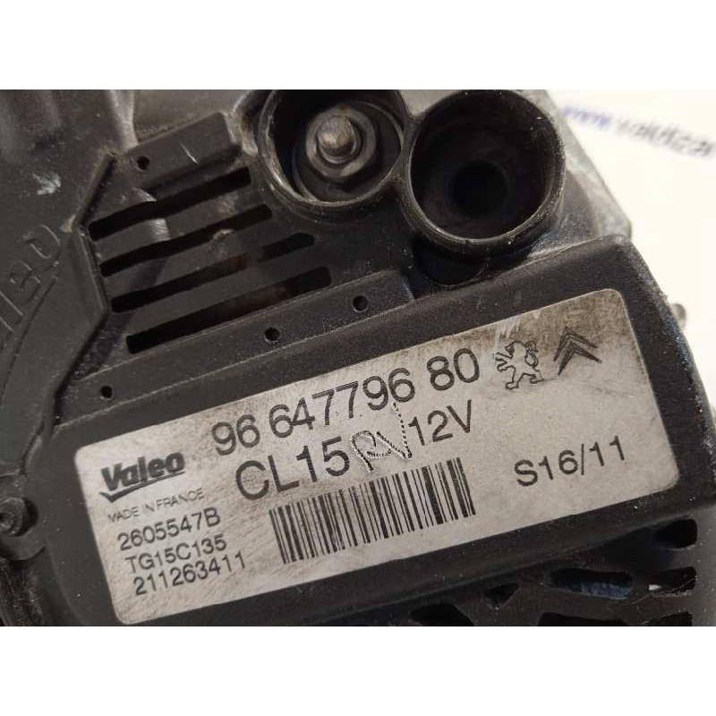 Recambio de alternador para peugeot 3008 1.6 hdi fap referencia OEM IAM 9664779680 2605547B TG15C135