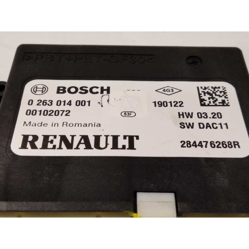 Recambio de modulo electronico para dacia duster ii referencia OEM IAM 284476268R  0263014001