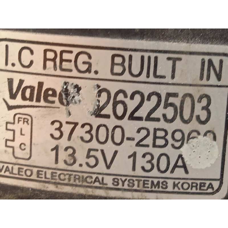 Recambio de alternador para hyundai i30 (gd) 1.6 gdi cat referencia OEM IAM 373002B960  2622503