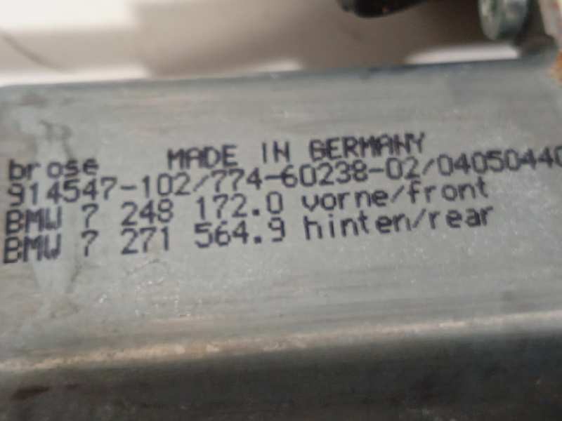 Recambio de elevalunas delantero derecho para bmw serie 5 lim. (f10) 525d referencia OEM IAM 7182132 51337182132 7271564