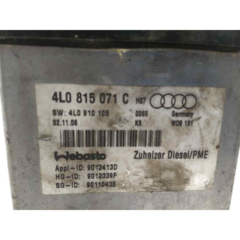 Recambio de calefaccion entera normal para audi q7 (4l) 3.0 tdi referencia OEM IAM 4L0815071C  
