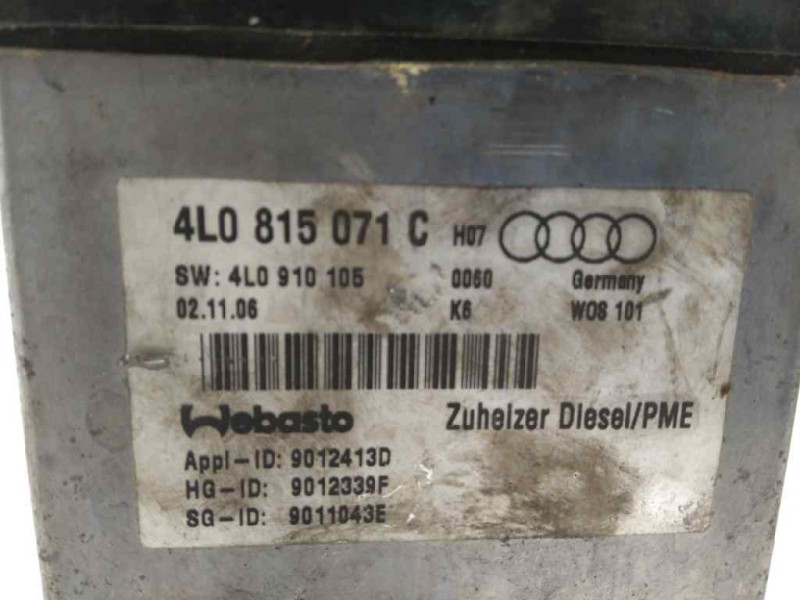 Recambio de calefaccion entera normal para audi q7 (4l) 3.0 tdi referencia OEM IAM 4L0815071C  