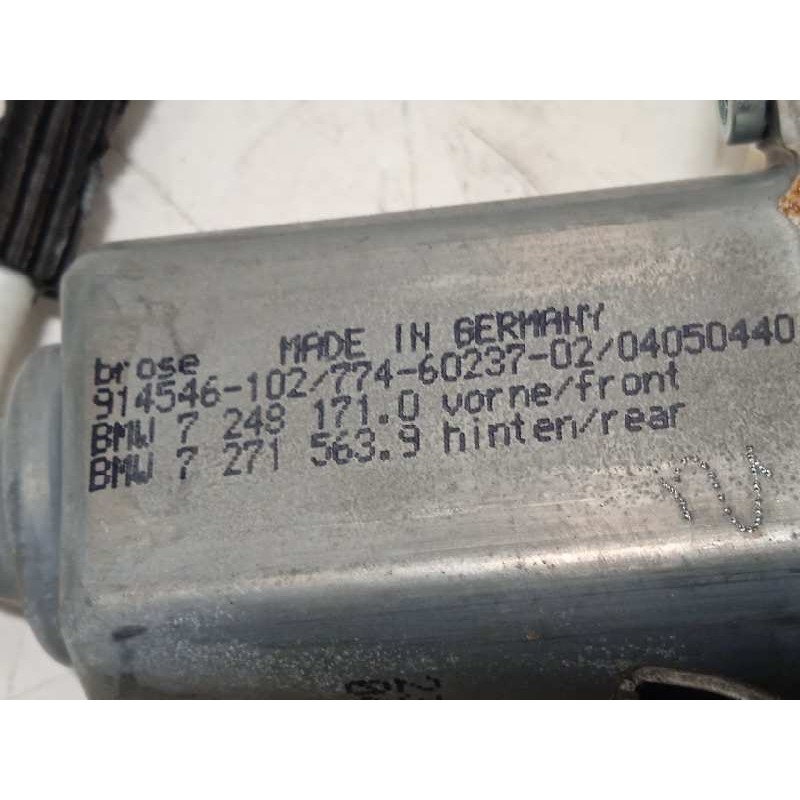 Recambio de elevalunas delantero izquierdo para bmw serie 5 lim. (f10) 525d referencia OEM IAM 7182131 51337182131 7271563