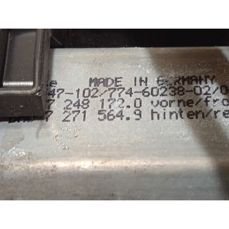 Recambio de elevalunas trasero derecho para bmw serie 5 lim. (f10) 525d referencia OEM IAM 7182122 51357182614 7271564