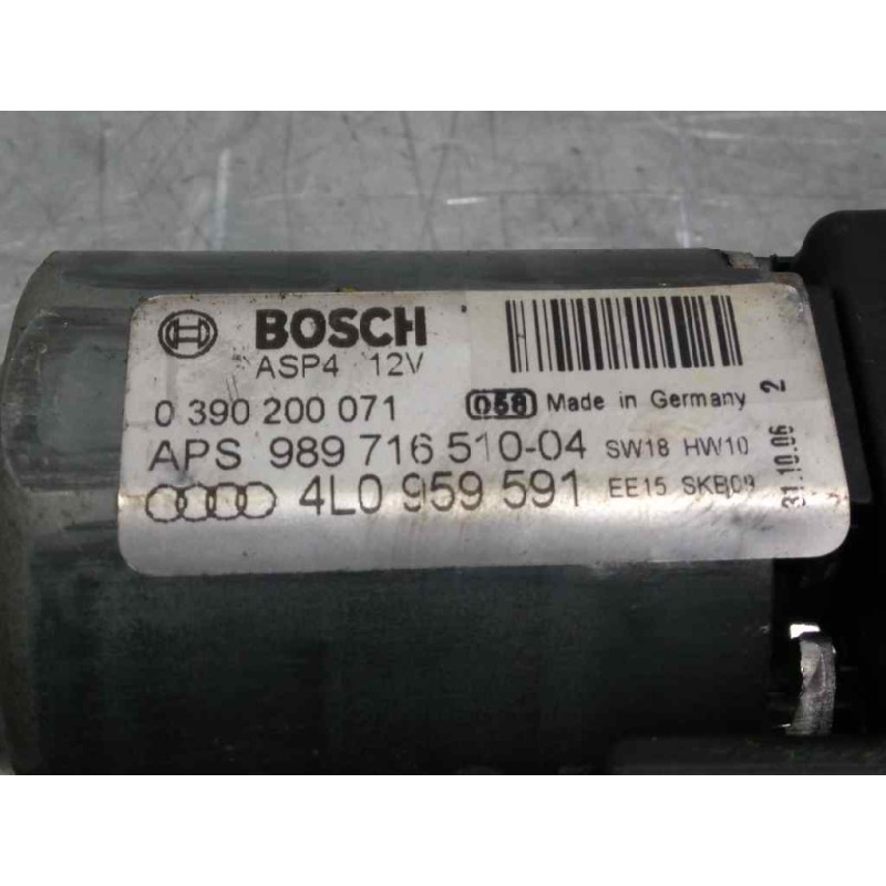 Recambio de motor techo electrico para audi q7 (4l) 3.0 tdi referencia OEM IAM 4L0959591  0390200071