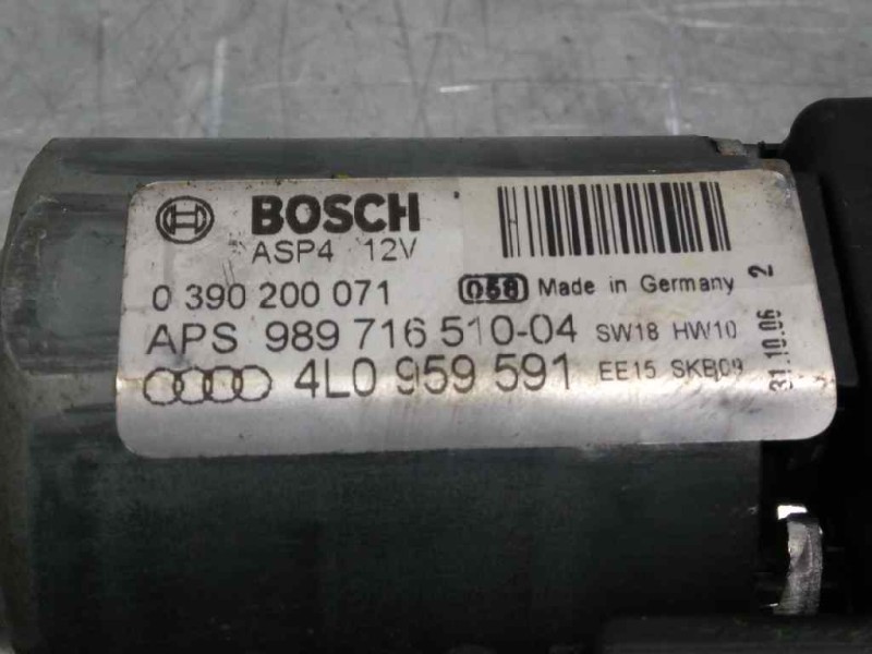 Recambio de motor techo electrico para audi q7 (4l) 3.0 tdi referencia OEM IAM 4L0959591  0390200071