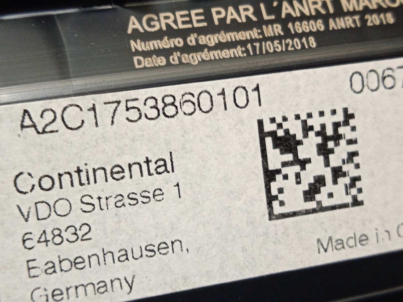 Recambio de cuadro instrumentos para skoda superb (3v3) style referencia OEM IAM 3V0920794A  A2C1753860101