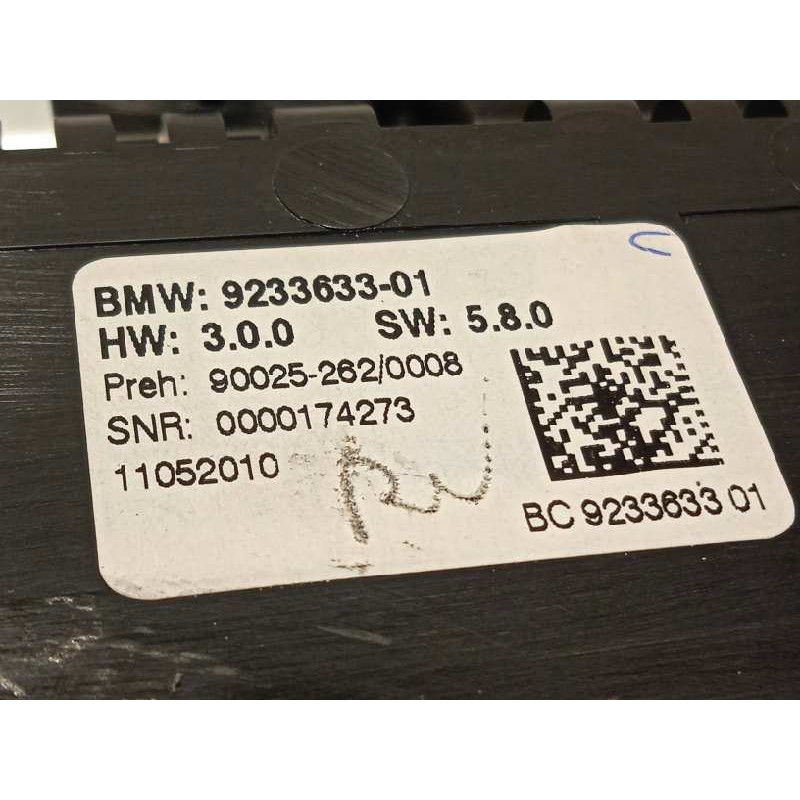 Recambio de mando climatizador para bmw serie 5 lim. (f10) 525d referencia OEM IAM 9233633  