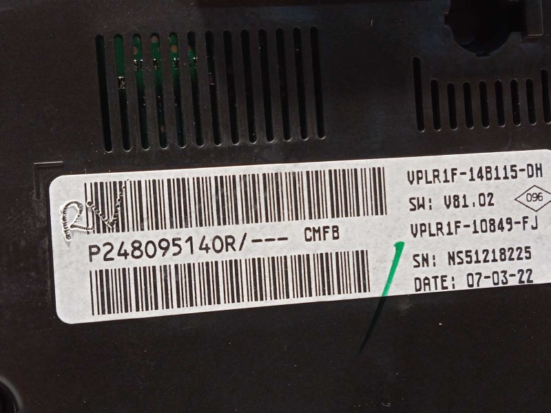 Recambio de cuadro instrumentos para renault captur ii zen referencia OEM IAM 248095140R  P248095140R