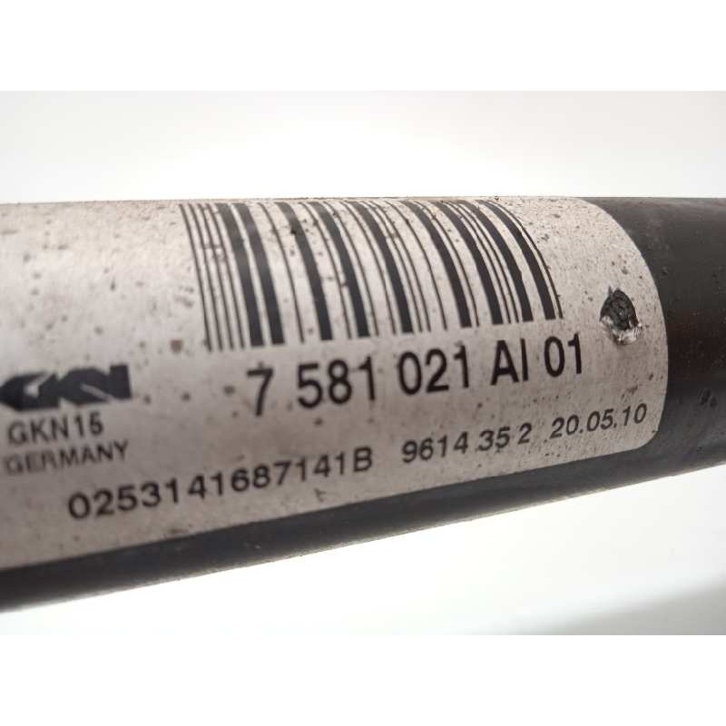 Recambio de transmision trasera izquierda para bmw serie 5 lim. (f10) 525d referencia OEM IAM 7581021  33207581021