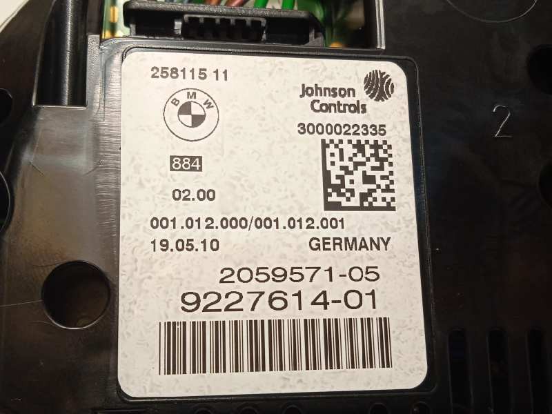 Recambio de cuadro instrumentos para bmw serie 5 lim. (f10) 525d referencia OEM IAM 9227614  