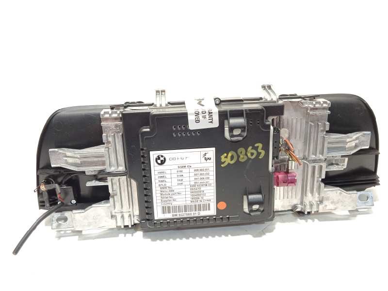 Recambio de pantalla multifuncion para bmw serie 5 lim. (f10) 525d referencia OEM IAM 65509225706  9227560