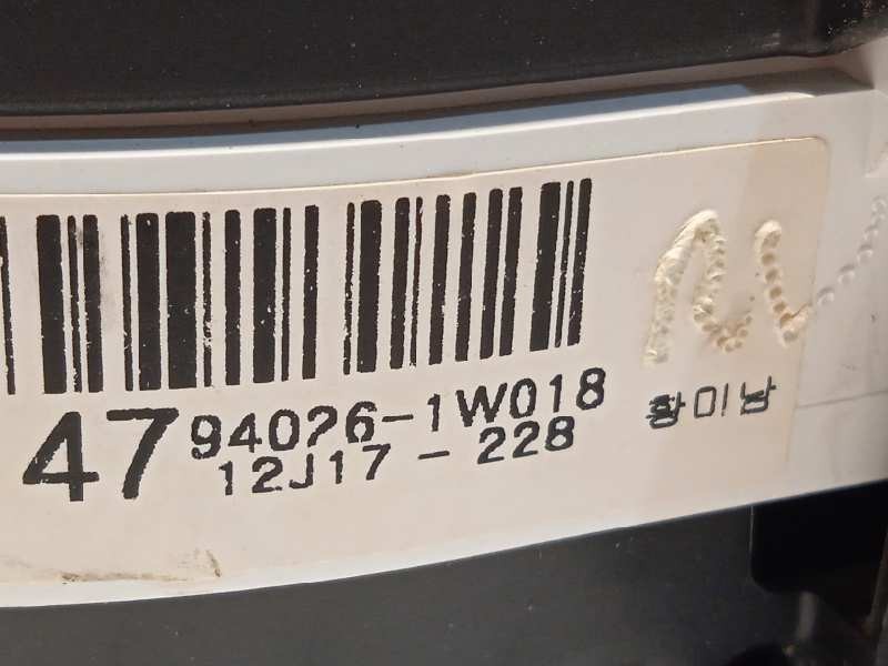 Recambio de cuadro instrumentos para kia rio drive referencia OEM IAM 940261W018  