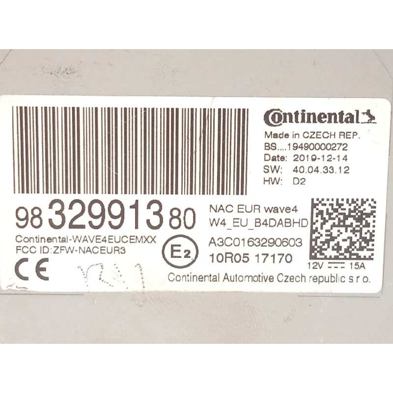 Recambio de sistema audio / radio cd para opel corsa f 1.2 referencia OEM IAM 9832991380  