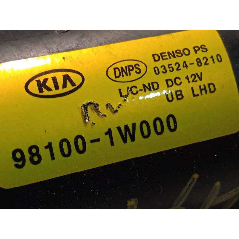 Recambio de motor limpia delantero para kia rio drive referencia OEM IAM 981001W000  035248210