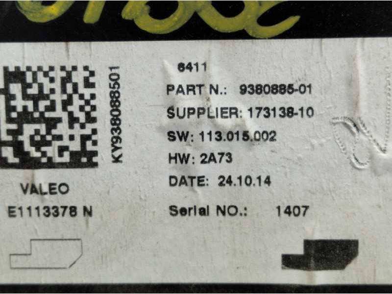 Recambio de modulo electronico para bmw mini (f56) cooper referencia OEM IAM 9380885  