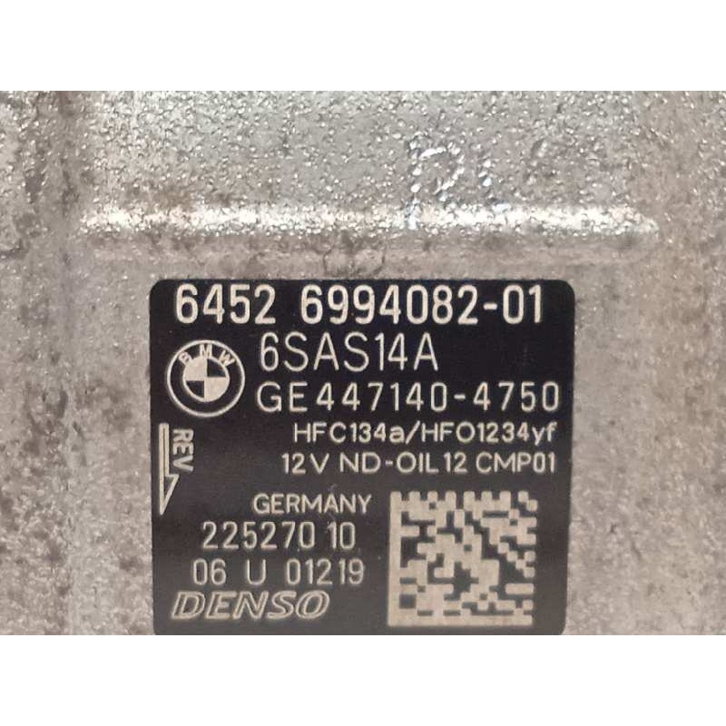 Recambio de compresor aire acondicionado para bmw serie x3 (g01) sdrive18d referencia OEM IAM 64526994082  4471404750