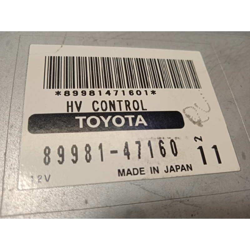 Recambio de modulo electronico para toyota prius (nhw20) basis referencia OEM IAM 8998147160  