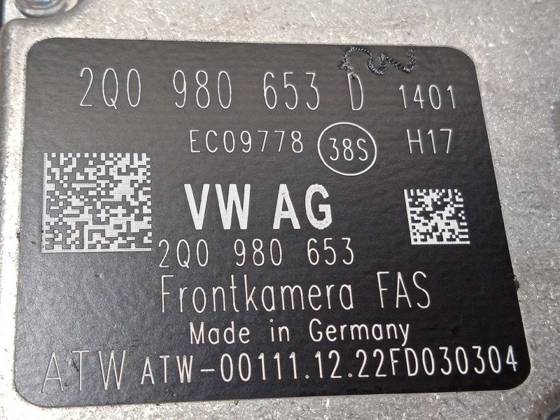 Recambio de modulo electronico para volkswagen t-roc 1.0 tsi referencia OEM IAM 2Q0980653D  