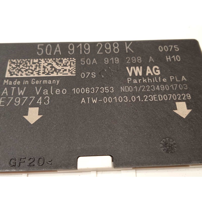 Recambio de modulo electronico para volkswagen t-roc 1.0 tsi referencia OEM IAM 5QA919298K  