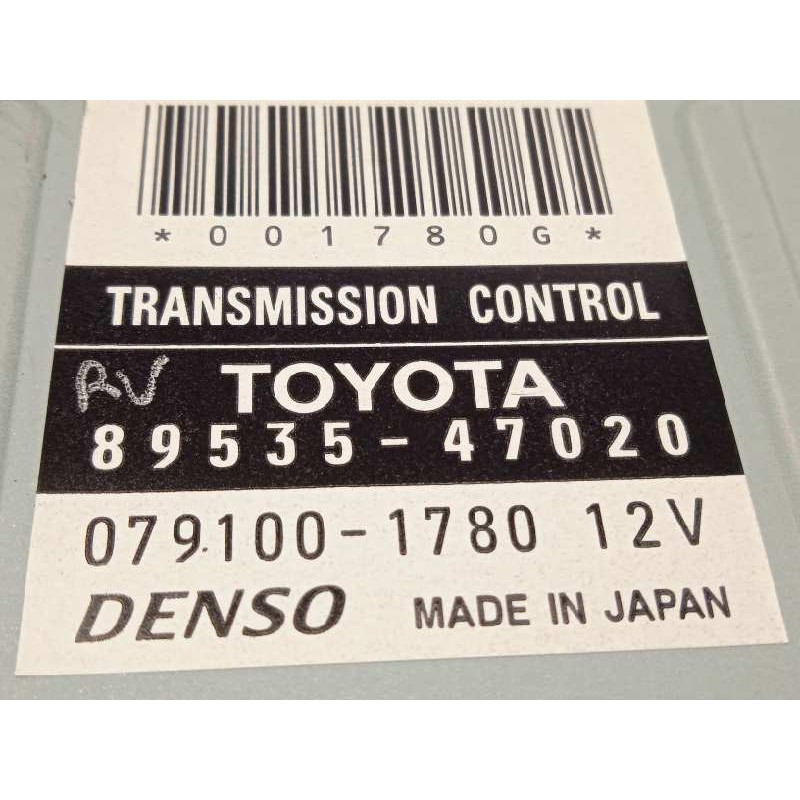 Recambio de centralita cambio automatico para toyota prius (nhw20) basis referencia OEM IAM 8953547020  0791001780