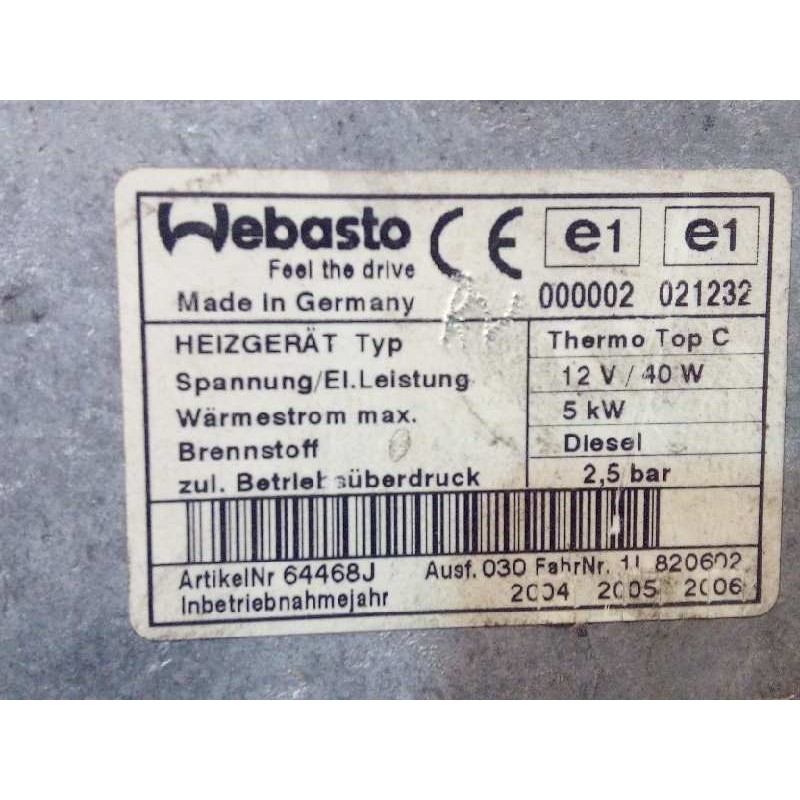 Recambio de calefaccion entera normal para bmw x5 (e53) 3.0d referencia OEM IAM 64126918942  