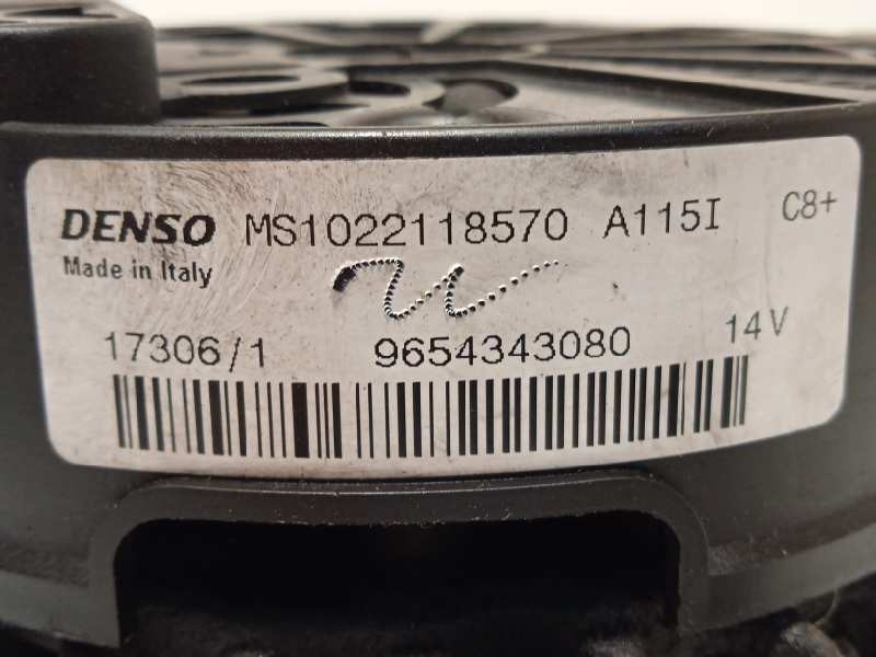 Recambio de alternador para peugeot 207 x-line referencia OEM IAM 9654343080  MS1022118570
