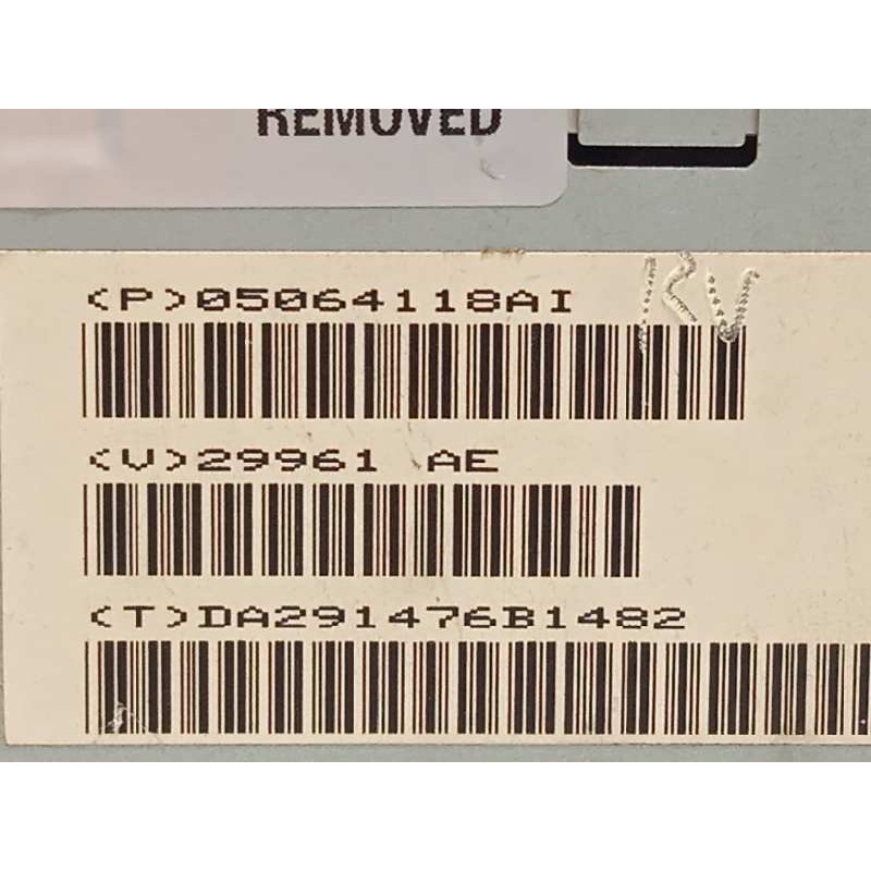 Recambio de modulo electronico para chrysler 300 c 3.0 crd referencia OEM IAM P05064118AI  05064118AI