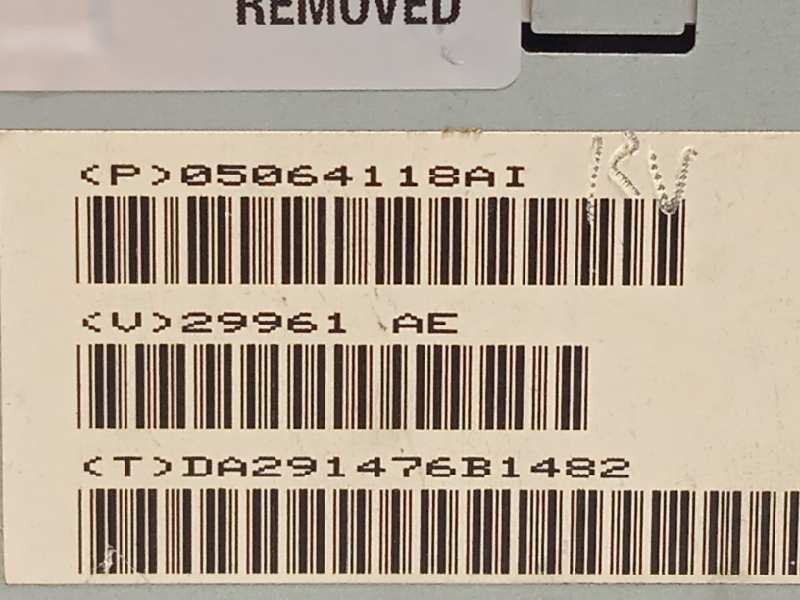 Recambio de modulo electronico para chrysler 300 c 3.0 crd referencia OEM IAM P05064118AI  05064118AI