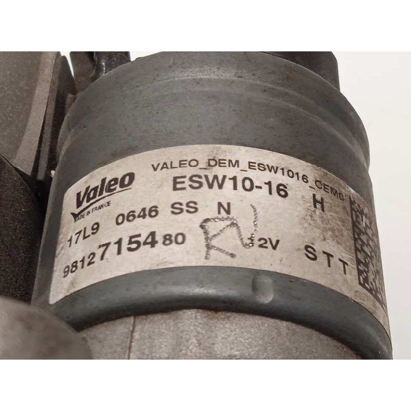 Recambio de motor arranque para opel corsa f 1.2 referencia OEM IAM 9812715480  ESW1016