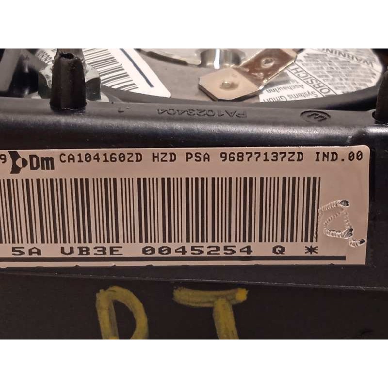 Recambio de airbag delantero izquierdo para citroën c5 berlina premier referencia OEM IAM 96877137ZD 98015973ZD 4112PL