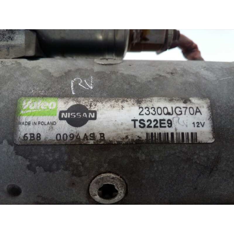 Recambio de motor arranque para nissan qashqai (j10) tekna referencia OEM IAM 23300JG70A  TS22E9