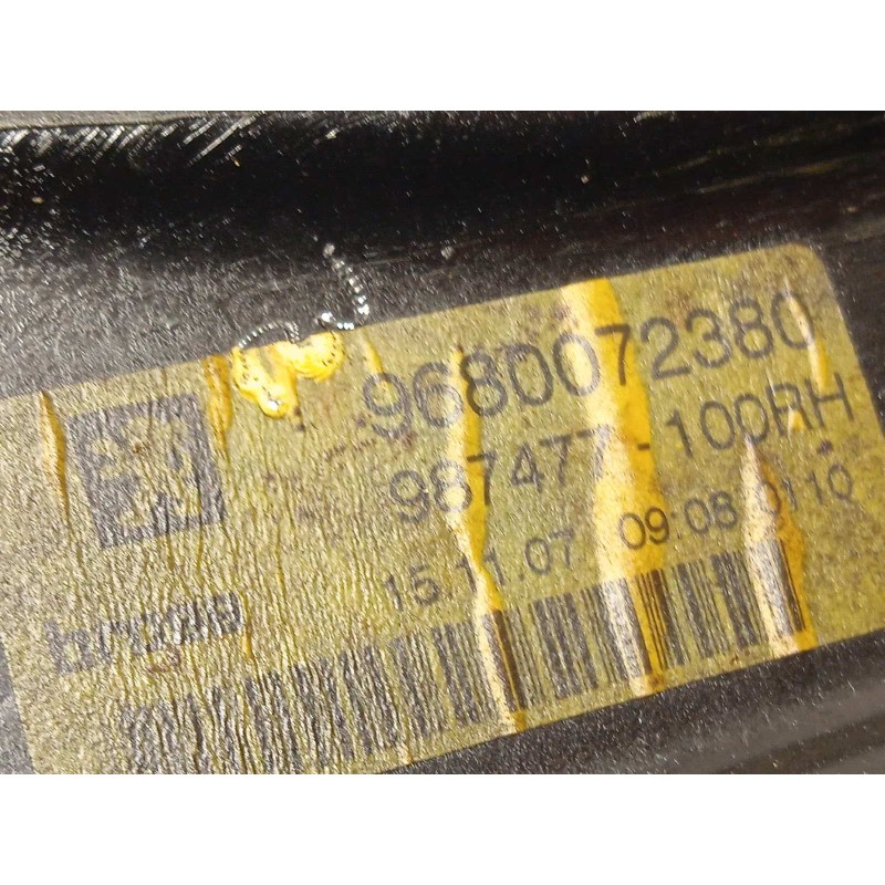 Recambio de elevalunas trasero derecho para peugeot 207 cc básico referencia OEM IAM 9680072380  