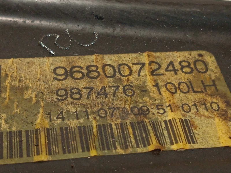 Recambio de elevalunas trasero izquierdo para peugeot 207 cc básico referencia OEM IAM 9680072480  