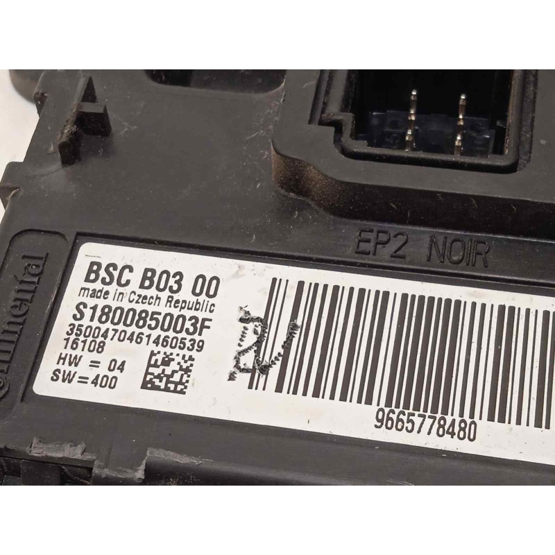 Recambio de centralita confort para citroën berlingo station wagon x referencia OEM IAM 9665778480  
